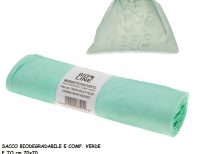 SACCO BIO VERDE Gr.21 70x70cm (20 strappi) [BIOEXTRUSION135]