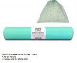 SACCO BIO VERDE Gr.38 70x110cm (10 strappi) [BIOEXTRUSION140]