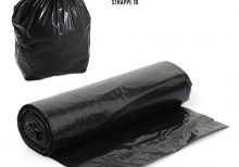 SACCO NERO Gr.33 72 x 110cm (10 strappi) [BIOEXTRUSION145]