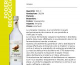 GRAPPA PODERE BECCACCIA 38% Lt.1 [CELEBRITY110]