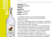 GRAPPA PODERE BECCACCIA 38% Lt.1 [CELEBRITY110]