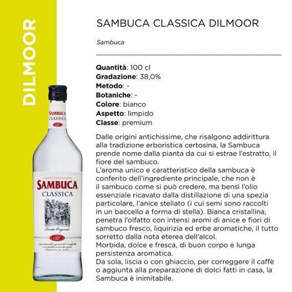 SAMBUCA CLASSICA 38% Lt.1 [CELEBRITY125]