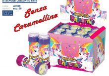 BOLLE SAPONE UNICORNO x 12 Pz. V. 1,50 ROSSINIS [ROSSINIS182]