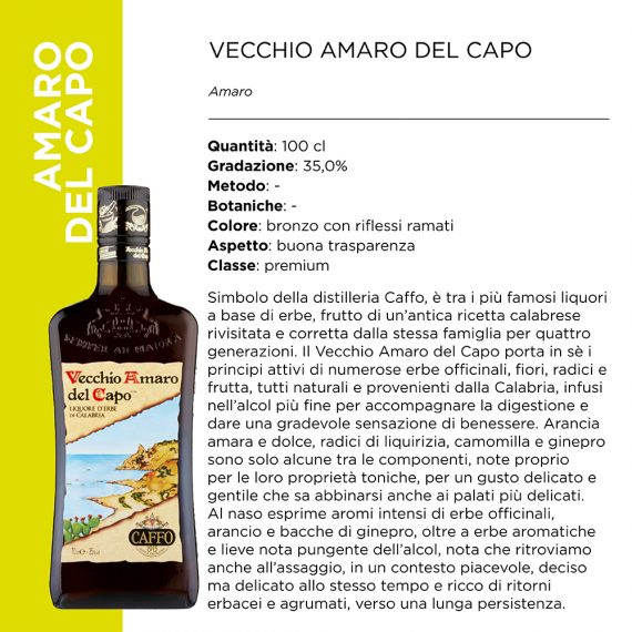 VECCHIO AMARO DEL CAPO 35% x Lt.1 [CAFFO100]