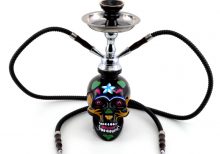 NARGHILE LA CATRINA NERO 2 TUBI x 1 Pz. (45 cm) [NARGHILE0230096]