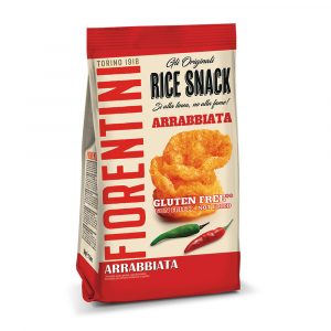 RICE SNACK ARRABBIATA FIOR. Gr.40 x 16 Pz. [FIORENTINI205]