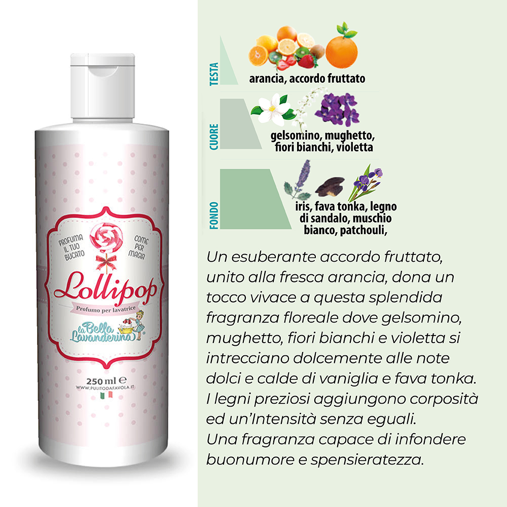 PROFUMO BUCATO LOLLIPOP 250 mL x 1 Pz. V.11,00 [FAVOLA125]